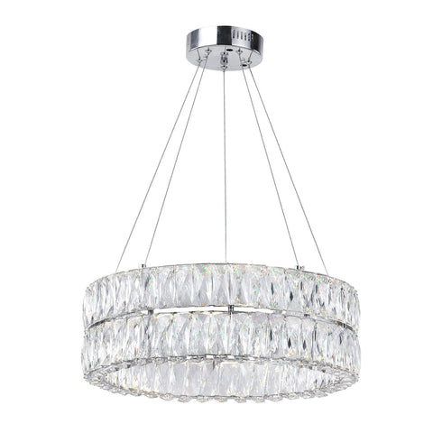 CWI Lighting Madeline LED Chandelier With Chrome Finish Model: 1044P20-601-R-2C