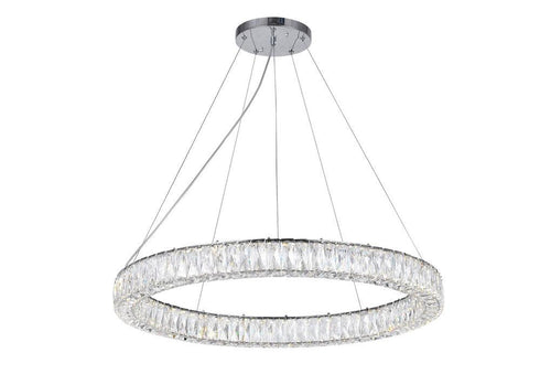 CWI Lighting Madeline LED Chandelier With Chrome Finish Model: 1044P32-601-R-1C