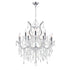 CWI Lighting Maria Theresa 13 Light Up Chandelier With Chrome Finish Model: 8311P30C-13 (CLEAR)