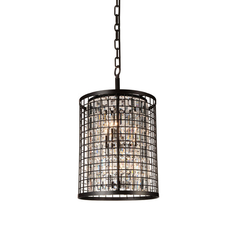 CWI Lighting Meghna 6 Light Up Chandelier With Brown Model: 9697P17-6-192