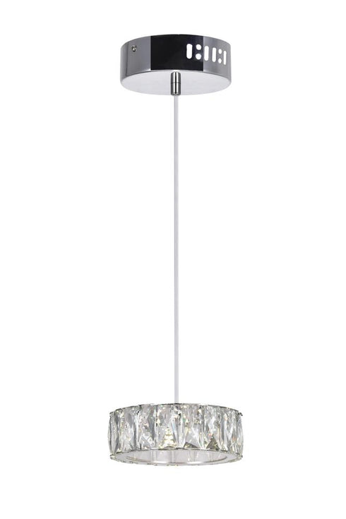 CWI Lighting Milan LED Mini Pendant With Chrome Finish Model: 5626P6-1-601