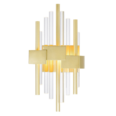 CWI Lighting Millipede 7 Inch LED Satin Gold Wall Sconce Model: 1245W7-1-602