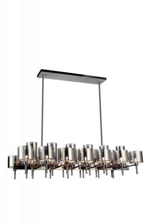 CWI Lighting Montoya 26 Light Up Chandelier With Pearl Black Model: 5526P46-26-612