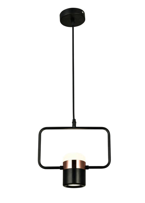 CWI Lighting Moxie LED Down Mini Pendant With Black Finish Model: 1147P10-1-101