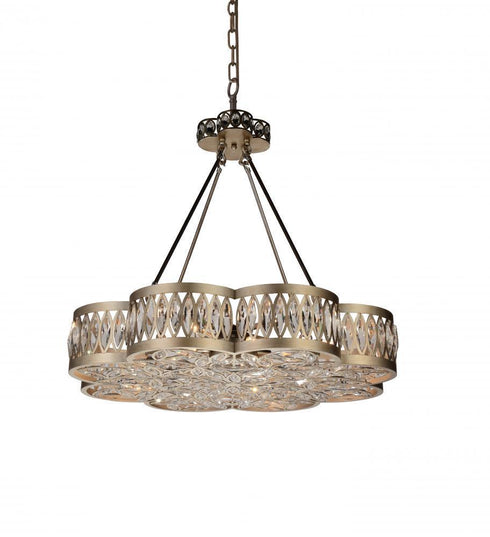 CWI Lighting Nova 8 Light Chandelier With Champagne Finish Model: 9906P31-8-208