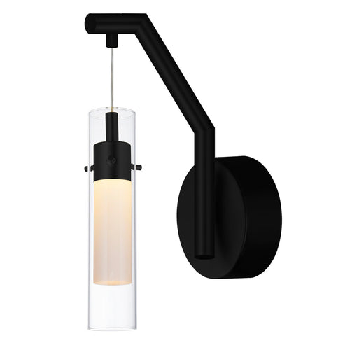 CWI Lighting Olinda LED Integrated Black Wall Light Model: 1606W5-1-101