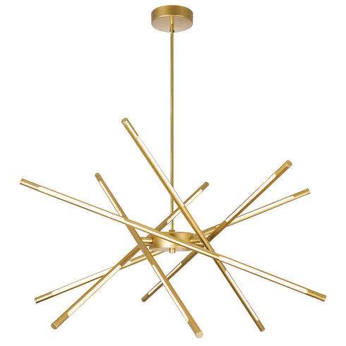 CWI Lighting Oskil LED Integrated Chandelier With Satin Model: 1375P31-6-602