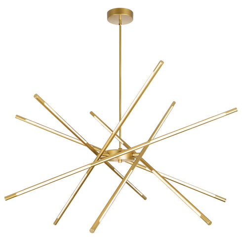 CWI Lighting Oskil LED Integrated Chandelier With Satin Model: 1375P43-6-602