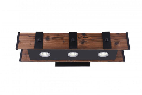 CWI Lighting Pago LED Vanity Light With Black Finish Model: 9748W33-3-101