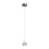 CWI Lighting Perrier 1 Light Down Mini Pendant With Chrome Finish Model: 5444P5C-R