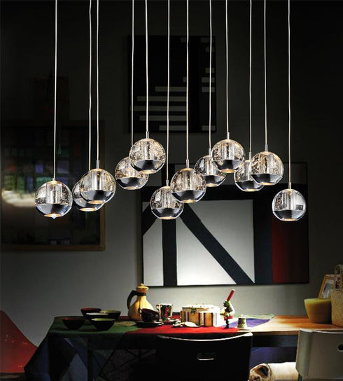 CWI Lighting Perrier 12 Light Multi Light Pendant With Chrome Model: 5444P34C-O