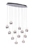 CWI Lighting Perrier 12 Light Multi Light Pendant With Chrome Model: 5444P34C-O
