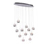 CWI Lighting Perrier 12 Light Multi Light Pendant With Chrome Model: 5444P34C-O