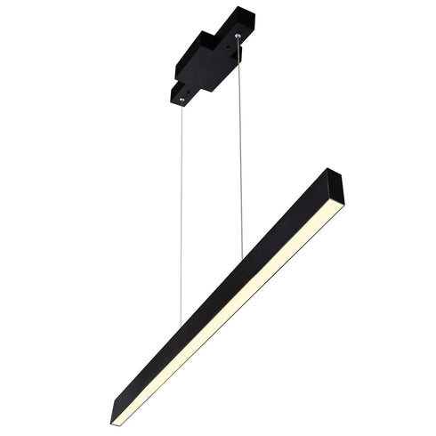 CWI Lighting Pienza 7 Inch LED Integrated Black Chandelier Model: 1701P47-101