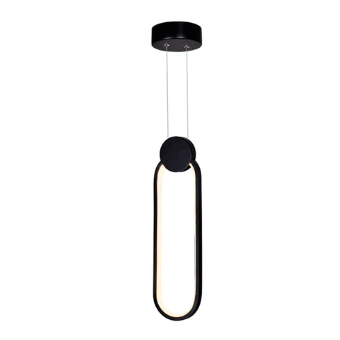 CWI Lighting Pulley 4 Inch LED Black Mini Pendant Model: 1297P4-1-101