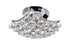 CWI Lighting Queen 4 Light Flush Mount With Chrome Finish Model: 8038C10C-S