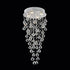 CWI Lighting Rain Drop 4 Light Flush Mount With Chrome Finish Model: 6601C14C