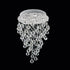 CWI Lighting Rain Drop 5 Light Flush Mount With Chrome Finish Model: 6601C16C