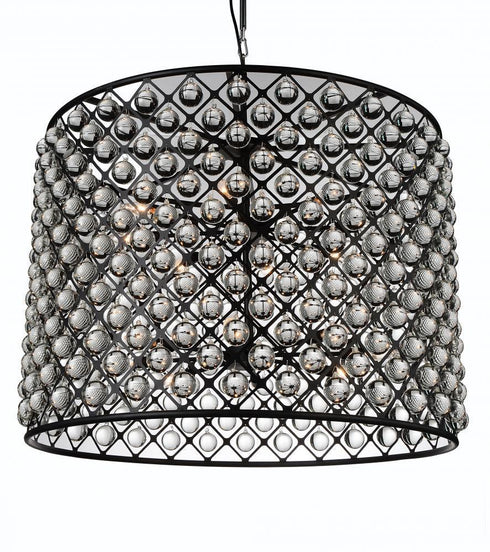 CWI Lighting Renous 16 Light Chandelier With Black Finish Model: 9862P36-16-101