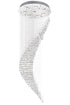 CWI Lighting Ribbon 8 Light Flush Mount With Chrome Finish Model: 6629C24C