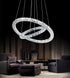 CWI Lighting Ring LED Chandelier With Chrome Finish Model: 5080P20ST-2R