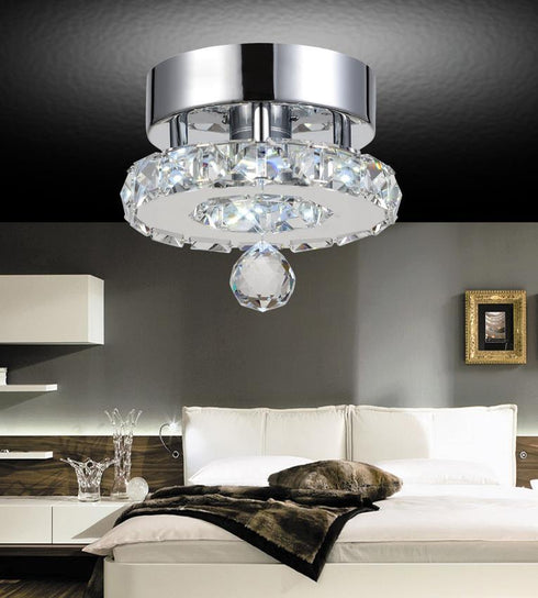 CWI Lighting Ring LED Flush Mount With Chrome Finish Model: 5080C7ST