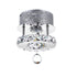 CWI Lighting Ring LED Flush Mount With Chrome Finish Model: 5080C7ST