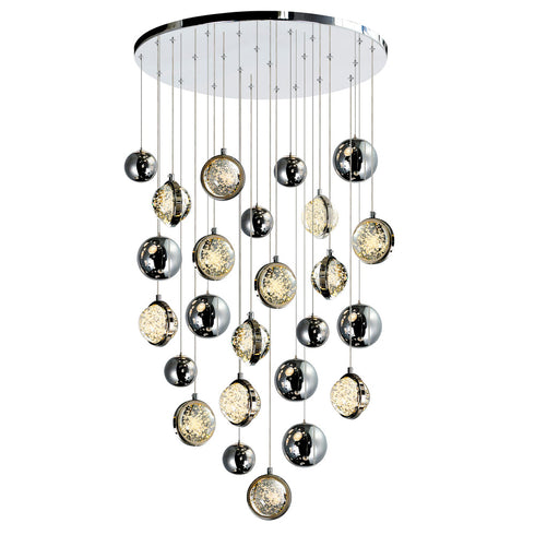 CWI Lighting Salvador 24 Inch LED Integrated Polished Model: 1673P24-13-613