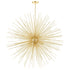 CWI Lighting Savannah 14 Light Chandelier With Gold Leaf Finish Model: 1034P40-14-620