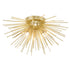 CWI Lighting Savannah 6 Light Flush Mount With Gold Leaf Finish Model: 1034C20-6-620