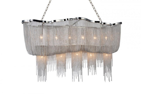 CWI Lighting Secca 13 Light Down Chandelier With Chrome Finish Model: 5654P55C-RC
