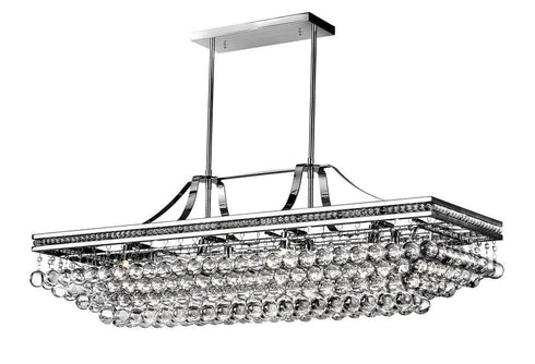 CWI Lighting Seraphina 10 Light Chandelier With Chrome Finish Model: 1070P42-10-601