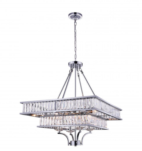 CWI Lighting Shalia 8 Light Chandelier With Chrome Finish Model: 9972P23-8-601