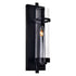 CWI Lighting Sierra 1 Light Wall Sconce With Black Finish Model: 9827W5-1-101