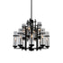 CWI Lighting Sierra 12 Light Up Chandelier With Black Finish Model: 9827P30-12-101-A