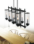 CWI Lighting Sierra 8 Light Up Chandelier With Black Finish Model: 9827P38-8-RC-101
