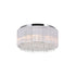 CWI Lighting Spring Morning 9 Light Drum Shade Flush Mount With Chrome Model: 5319C20C-R