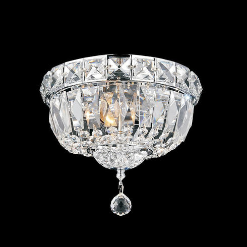 CWI Lighting Stefania 3 Light Bowl Flush Mount With Chrome Finish Model: 8003C12C