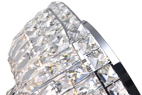 CWI Lighting Stefania 8 Light Bowl Flush Mount With Chrome Finish Model: 8003C20C