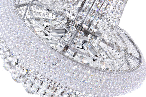 CWI Lighting Stefania 8 Light Down Chandelier With Chrome Finish Model: 8003P18C