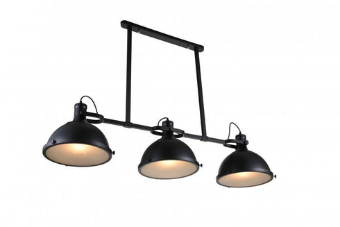 CWI Lighting Strum 3 Light Island Chandelier With Black Finish Model: 9760P50-3-101