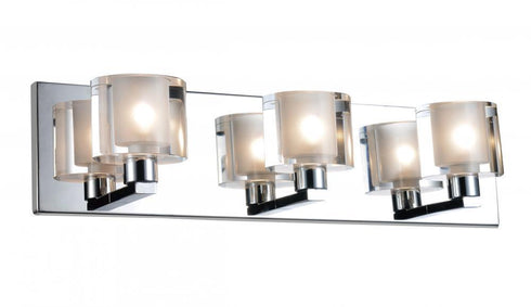 CWI Lighting Tina 3 Light Wall Sconce With Chrome Finish Model: 5540W19C-601
