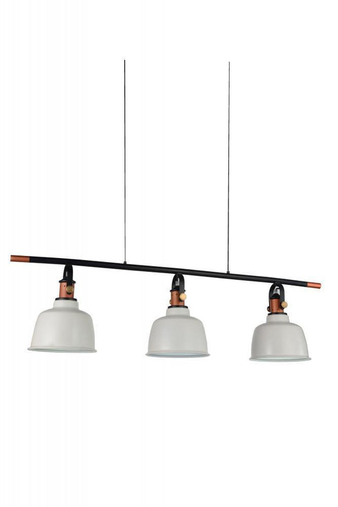 CWI Lighting Tower Bell 3 Light Pool Table Light With White Finish Model: 9649P47-3-WHITE