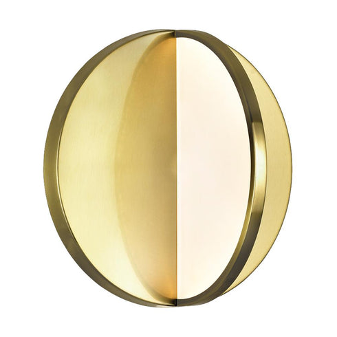 CWI Lighting Tranche LED Sconce With Brushed Brass Finish Model: 1206W10-1-629-A