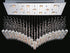 CWI Lighting Twinkle 11 Light Flush Mount With Chrome Finish Model: 6610C36C