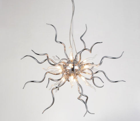 CWI Lighting Twist 15 Light Chandelier With Chrome Finish Model: 5573P23C-R