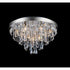 CWI Lighting Vast 10 Light Flush Mount With Chrome Finish Model: 5078C24C