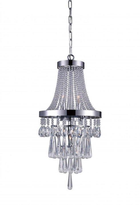 CWI Lighting Vast 3 Light Chandelier With Chrome Finish Model: 5078P12C