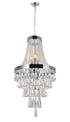 CWI Lighting Vast 6 Light Chandelier With Chrome Finish Model: 5078P16C