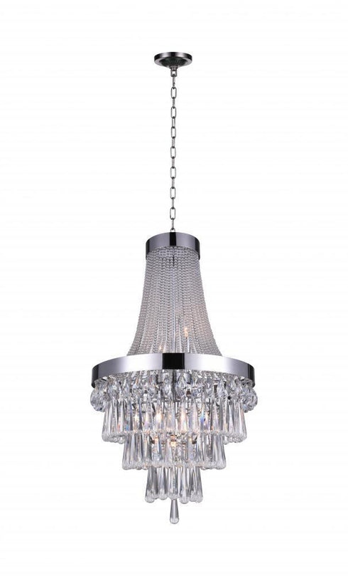 CWI Lighting Vast 7 Light Chandelier With Chrome Finish Model: 5078P20C